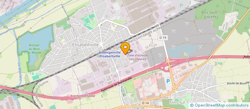 localisation de l'entreprise MONSIEUR RODOLPHE LE PADELLEC  AUBERGENVILLE