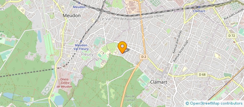localisation de l'entreprise MONSIEUR RODOLPHE LE PAILLIER à CLAMART