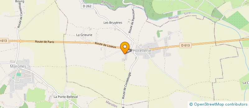 localisation de l'entreprise MONSIEUR RODOLPHE LECELLIER  L'HOTELLERIE