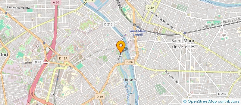 localisation de l'entreprise MONSIEUR RODOLPHE LEGRAND à CRETEIL