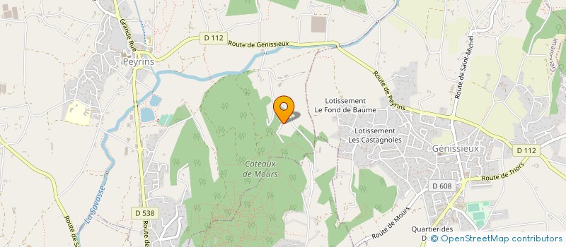 localisation de l'entreprise MONSIEUR RODOLPHE LEGRIN à PEYRINS