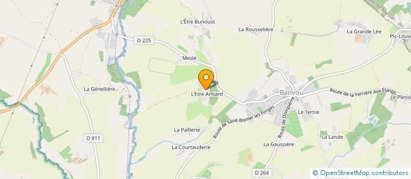 localisation de l'entreprise MONSIEUR RODOLPHE LEMAITRE  VALDALLIERE