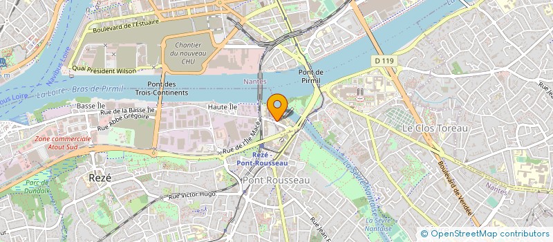 localisation de l'entreprise MONSIEUR RODOLPHE LEROUX à NANTES