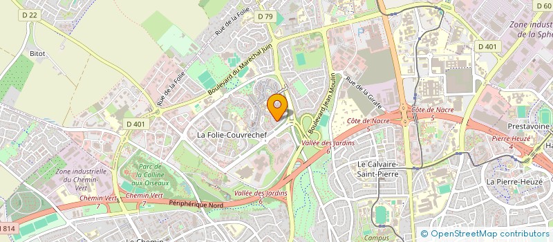 localisation de l'entreprise MONSIEUR RODOLPHE LEROUX à CAEN