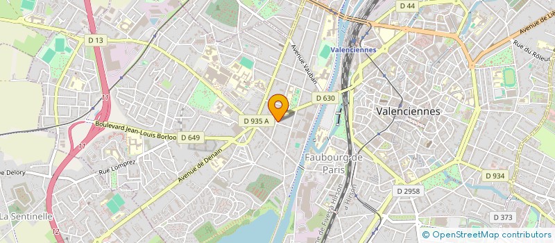 localisation de l'entreprise MONSIEUR RODOLPHE LIENARD  VALENCIENNES