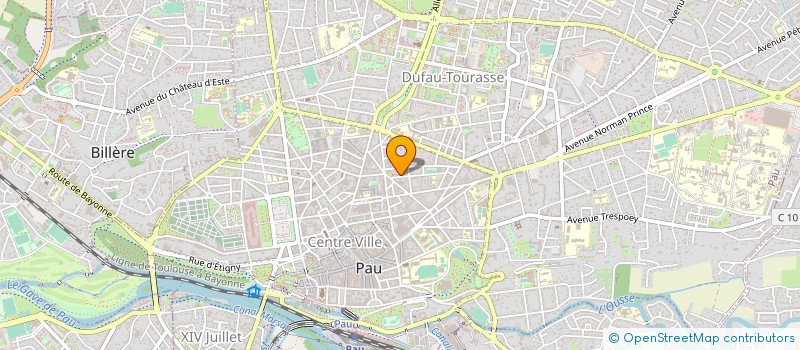localisation de l'entreprise MONSIEUR RODOLPHE LUPANO à PAU