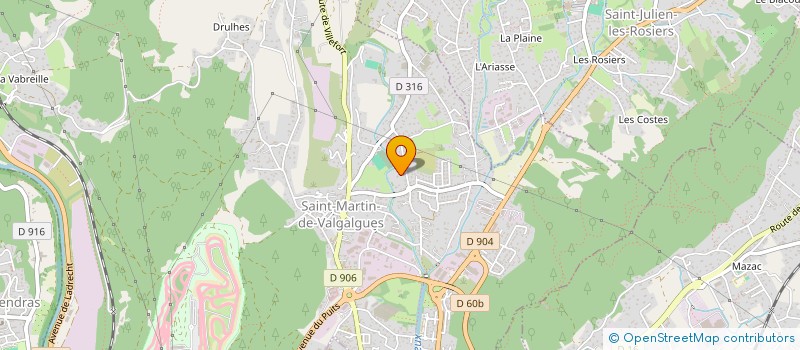 localisation de l'entreprise MONSIEUR RODOLPHE MABRU  SAINT-MARTIN-DE-VALGALGUES