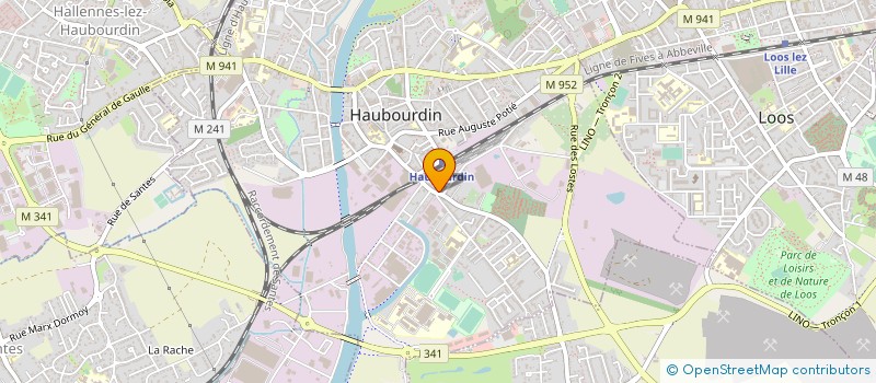 localisation de l'entreprise MONSIEUR RODOLPHE MACQUIN à HAUBOURDIN