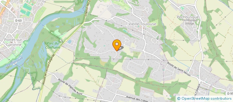 localisation de l'entreprise MONSIEUR RODOLPHE MAGNES  VIEILLE-TOULOUSE