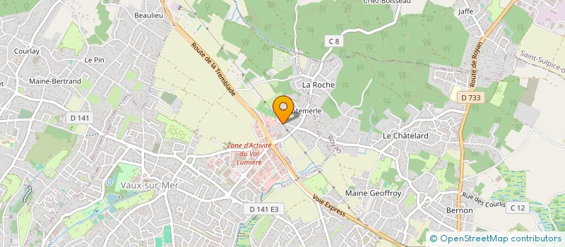 localisation de l'entreprise MONSIEUR RODOLPHE MARIO  VAUX-SUR-MER