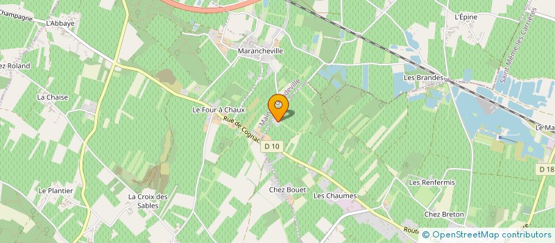 localisation de l'entreprise MONSIEUR RODOLPHE MARTINEAU à SAINT-MEME-LES-CARRIERES