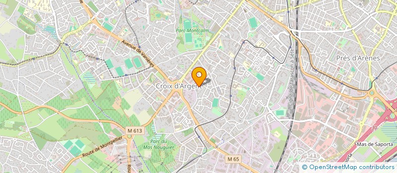 localisation de l'entreprise MONSIEUR RODOLPHE MARTINET à MONTPELLIER