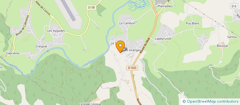 localisation de l'entreprise MONSIEUR RODOLPHE MATSAKY VIO à ARPAJON-SUR-CERE