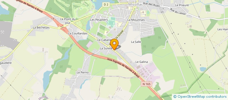 localisation de l'entreprise MONSIEUR RODOLPHE MAYER  MISSILLAC