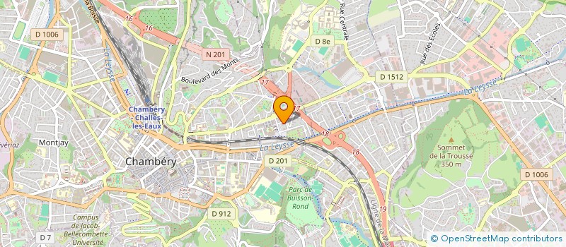 localisation de l'entreprise MONSIEUR RODOLPHE MAYERE  CHAMBERY