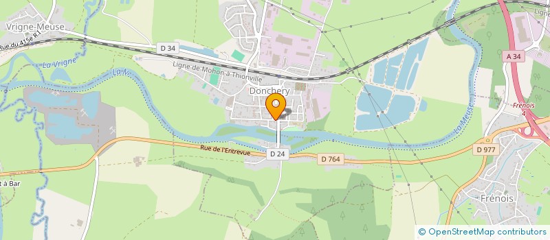 localisation de l'entreprise MONSIEUR RODOLPHE MENEUX  DONCHERY