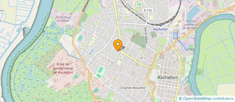 localisation de l'entreprise MONSIEUR RODOLPHE MERCIER  ROCHEFORT