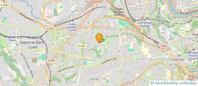 localisation de l'entreprise MONSIEUR RODOLPHE METENIER à LYON