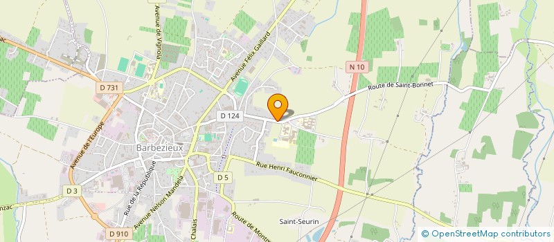 localisation de l'entreprise MONSIEUR RODOLPHE MIZRAHI  BARBEZIEUX-SAINT-HILAIRE