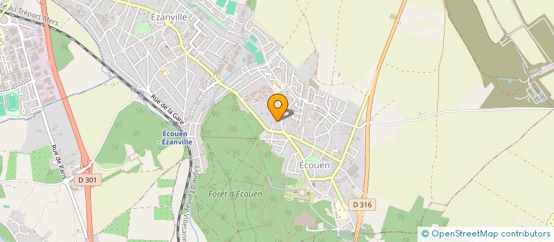 localisation de l'entreprise MONSIEUR RODOLPHE MONCOURTOIS  ECOUEN