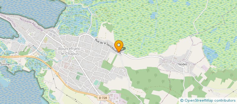 localisation de l'entreprise MONSIEUR RODOLPHE NEAU  BOURCEFRANC-LE-CHAPUS