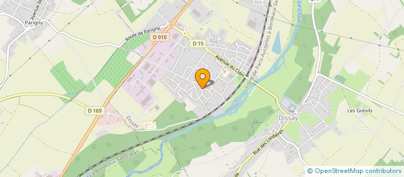 localisation de l'entreprise MONSIEUR RODOLPHE NEVEUX  DISSAY