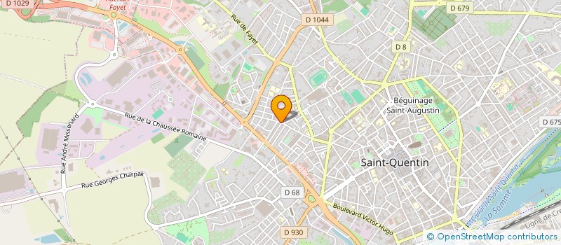 localisation de l'entreprise MONSIEUR RODOLPHE NOBECOURT à SAINT-QUENTIN