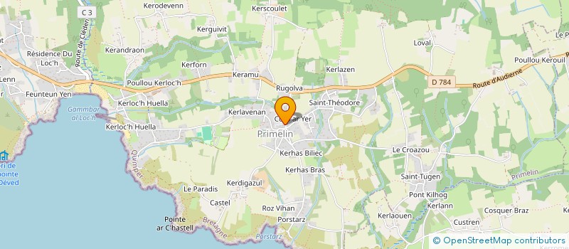 localisation de l'entreprise MONSIEUR RODOLPHE NOBLET  PRIMELIN