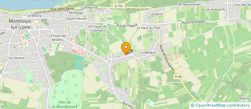 localisation de l'entreprise MONSIEUR RODOLPHE NOURRISSON  MONTLOUIS-SUR-LOIRE