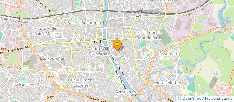 localisation de l'entreprise MONSIEUR RODOLPHE PANNETIER à LAVAL