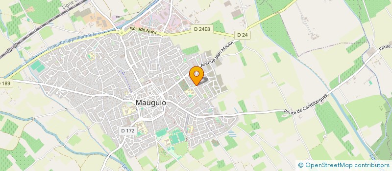 localisation de l'entreprise MONSIEUR RODOLPHE PARAYRE  MAUGUIO