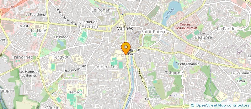 localisation de l'entreprise MONSIEUR RODOLPHE PAULAT à VANNES