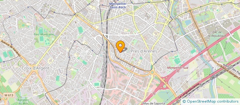 localisation de l'entreprise MONSIEUR RODOLPHE PERRIOT  MONTPELLIER