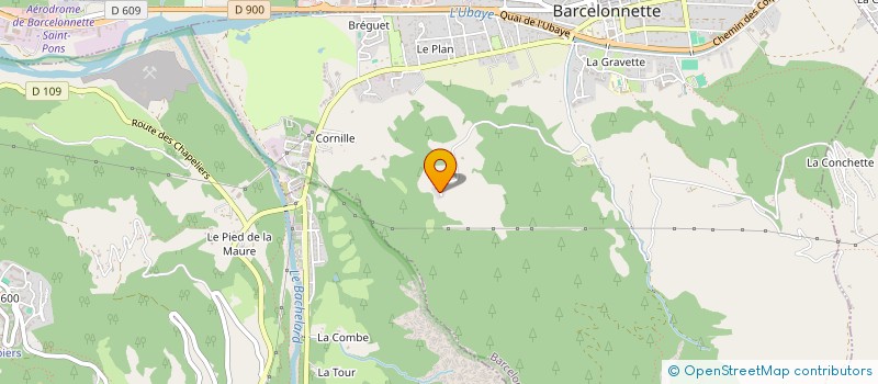 localisation de l'entreprise MONSIEUR RODOLPHE PHELOUZAT  BARCELONNETTE