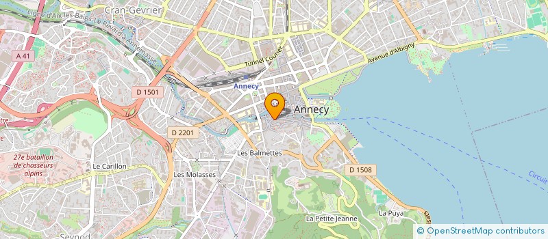 localisation de l'entreprise MONSIEUR RODOLPHE PHILIPPE à ANNECY
