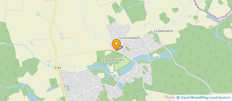 localisation de l'entreprise MONSIEUR RODOLPHE PISIAUX à COURTENAY