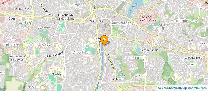 localisation de l'entreprise MONSIEUR RODOLPHE POIRIER à VANNES