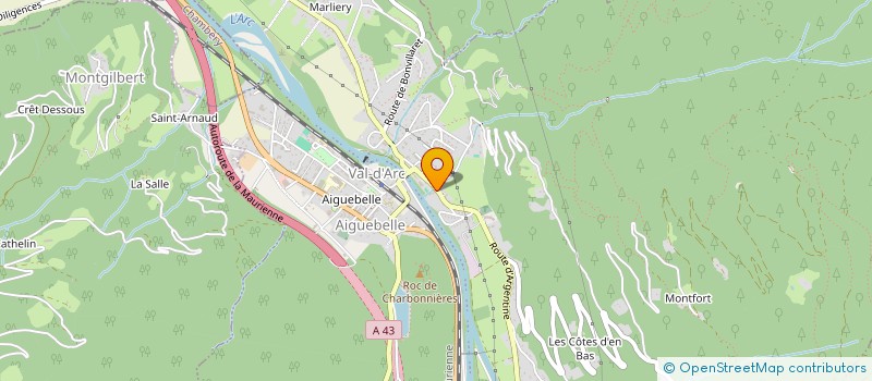 localisation de l'entreprise MONSIEUR RODOLPHE POUCHOY  VAL-D'ARC