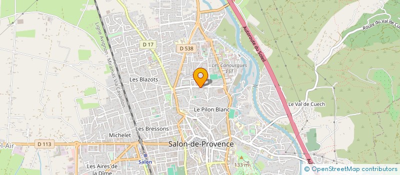 localisation de l'entreprise MONSIEUR RODOLPHE PRADAL  SALON-DE-PROVENCE