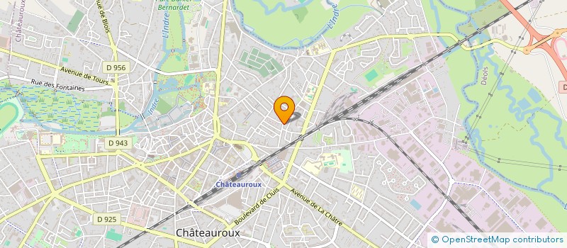 localisation de l'entreprise MONSIEUR RODOLPHE PREVOT à CHATEAUROUX