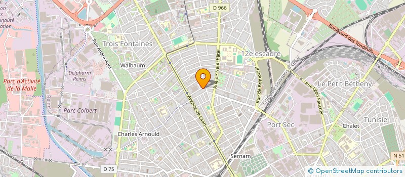 localisation de l'entreprise MONSIEUR RODOLPHE PROM  REIMS