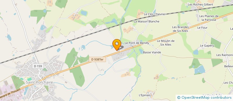 localisation de l'entreprise MONSIEUR RODOLPHE PROUST à BRESSUIRE