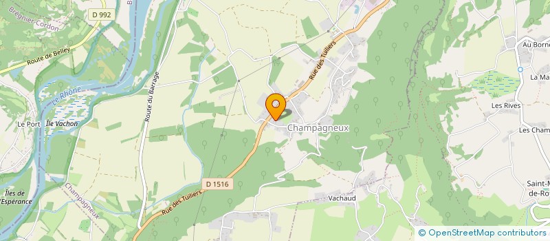 localisation de l'entreprise MONSIEUR RODOLPHE PRUVOST  CHAMPAGNEUX