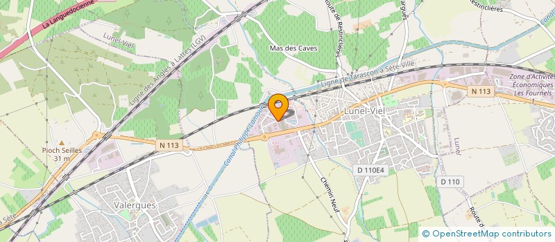 localisation de l'entreprise MONSIEUR RODOLPHE RACAT  LUNEL-VIEL