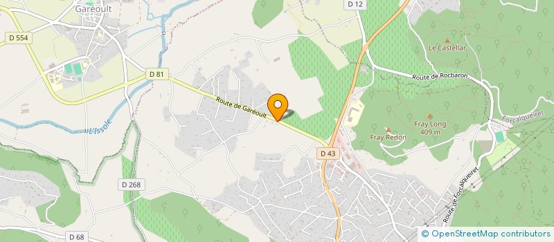 localisation de l'entreprise MONSIEUR RODOLPHE RAMILLON  ROCBARON