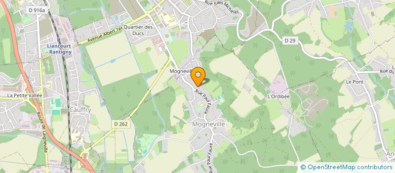 localisation de l'entreprise MONSIEUR RODOLPHE REMOISSONNET  MOGNEVILLE