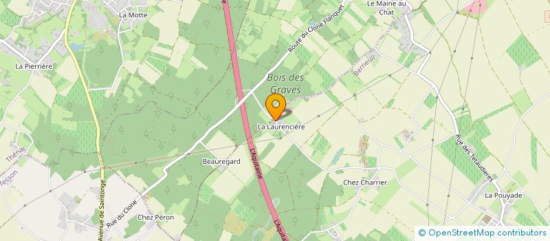 localisation de l'entreprise MONSIEUR RODOLPHE REPERE  BERNEUIL