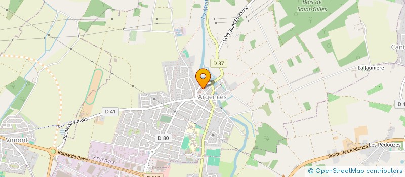 localisation de l'entreprise MONSIEUR RODOLPHE RIOULT  ARGENCES