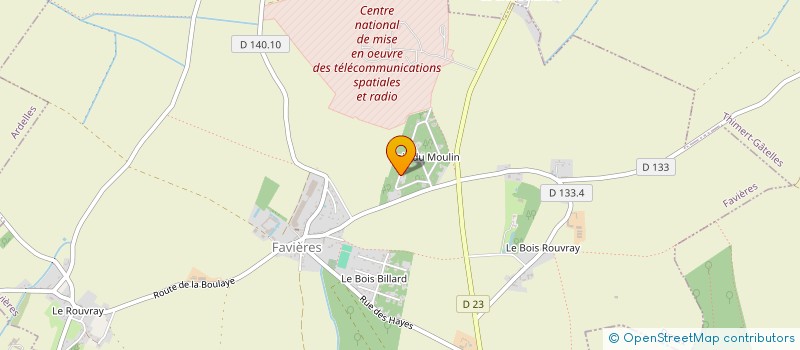 localisation de l'entreprise MONSIEUR RODOLPHE RIVIER à FAVIERES