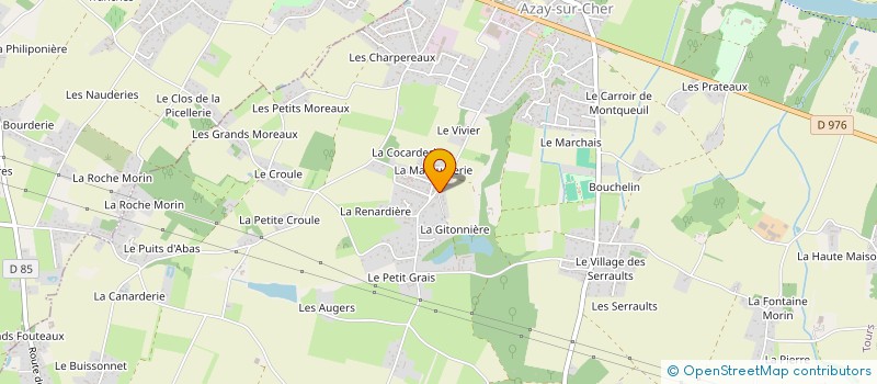 localisation de l'entreprise MONSIEUR RODOLPHE RIVIERE  BALLAN-MIRE